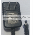 TENWEI TA01-0600500 AC ADAPTER 6VDC 500mA USED -(+)- 2x5.5mm 90° TENWEI TA01-0600500 AC ADAPTER 6VDC 500mA USED -(+)- 2x5.5mm 90°